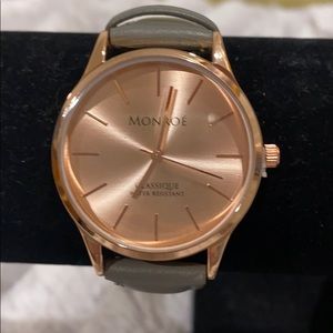 Monroe Rose Gold Watch in Stainless Steel